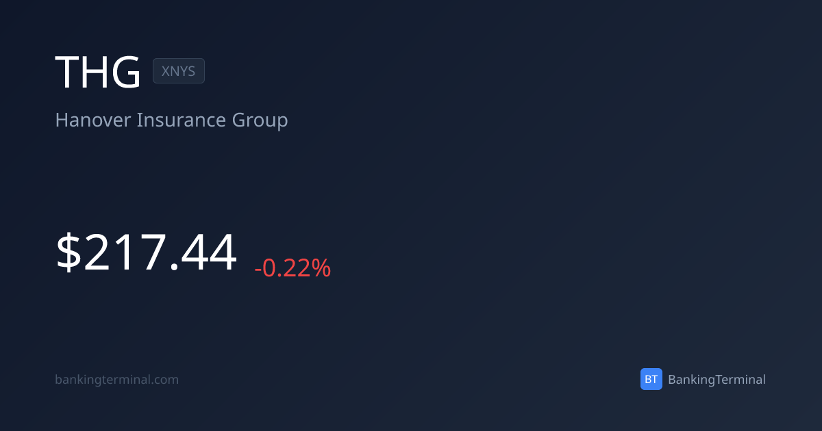THG SEC Filings — Hanover Insurance Group | BankingTerminal